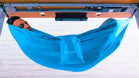 You can now buy an under-desk hammock that lets you fall asleep at work - Heart