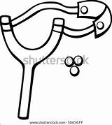 Slingshot Stock Vector Illustration 5865679  Shutterstock sketch template