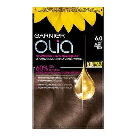 Garnier Olia Hair Colour - 6 Light Brown | London Drugs