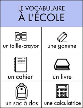 French Classroom Vocabulary BUNDLE by Madame AndreaA | TpT