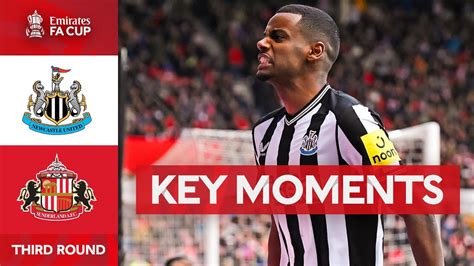 Sunderland V Newcastle United | Key Moments | Third Round | Emirates FA Cup 2023-24 ...