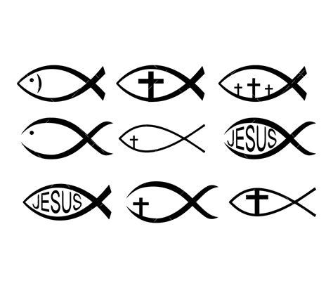 Christian Fish SVG, PNG, PDF, Jesus Fish SVG