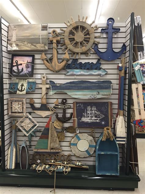 Hobby Lobby accessories for Nautical Event | Nautical wall decor, Nautical decor living room ...