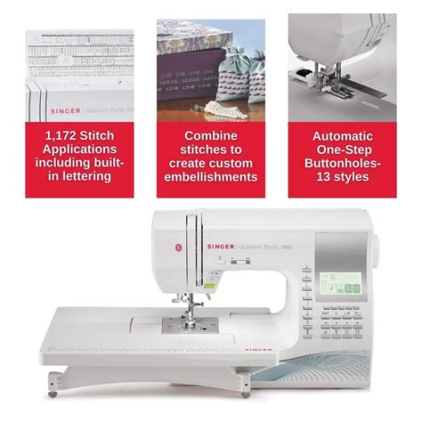 Singer Quantum Stylist 9960 Computerized Sewing Machine