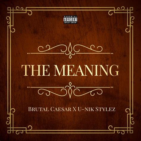 U-Nik Stylez x Brutal Caesar "The Meaning" LP - Insomniac Magazine