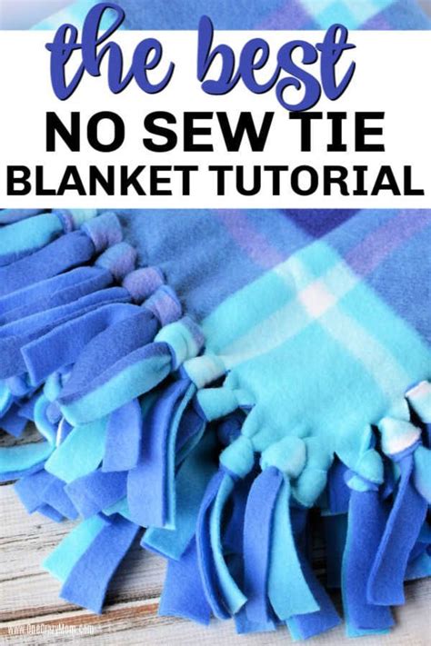 How to Make a Fleece Tie Blanket | Diy tie blankets, Diy blankets no ...