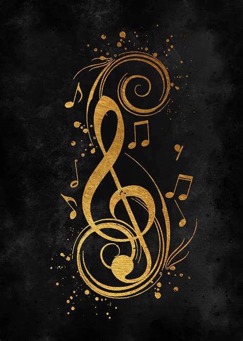 Watercolor Treble Clef Sign Art Print Watercolor Musician Decorative Art Print Music Studio Dorm ...