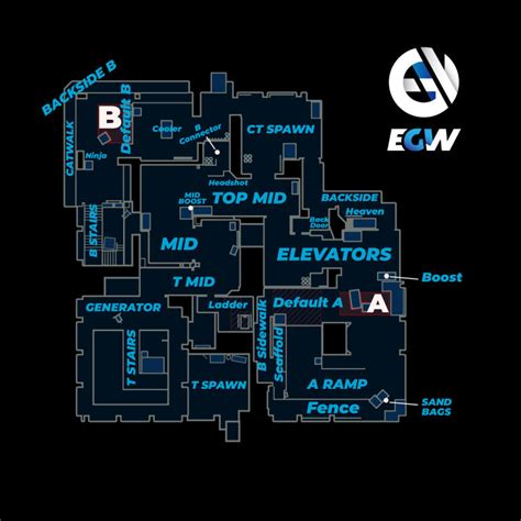 All callouts on the map Vertigo in CS:GO - Counter-Strike (CS2), Gaming Blog