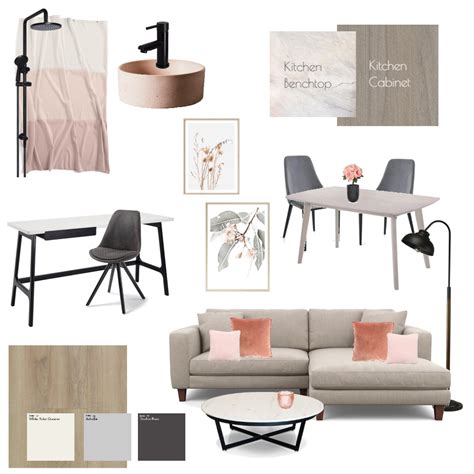 Accented Achromatic Interior Design Mood Board by yeewanrou | Style ...