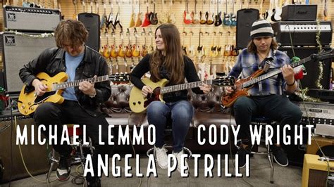 Michael Lemmo, Angela Petrilli & Cody Wright | guitar, shirt | What a jam!!! Check out Michael ...