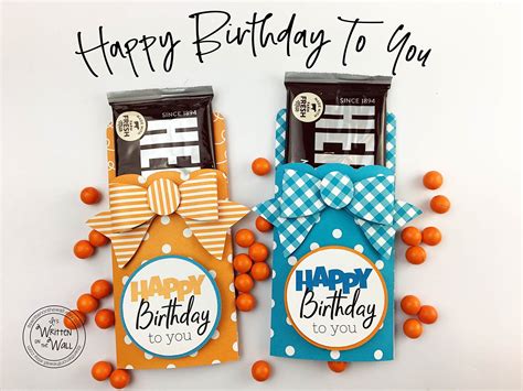 KIT Birthday Candy Bar Wraps, Employee, Coworker Gifts, Party Favor, Office Staff, Kids ...