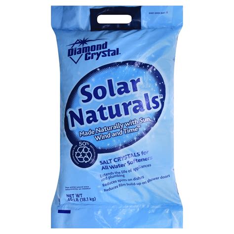 Diamond Crystal Solar Naturals Water Softener Salt Crystals 40 lb | Shipt