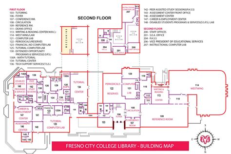 Library Map | Fresno City College