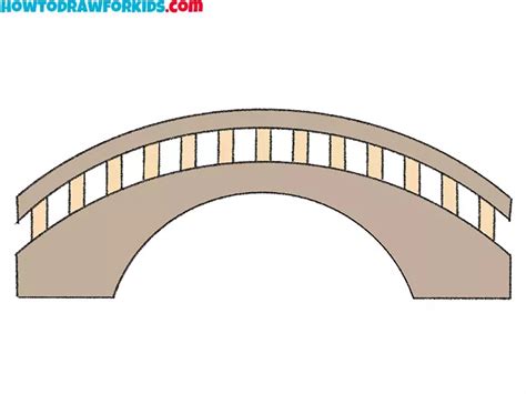 How to Draw a Bridge - Easy Drawing Tutorial for Kids