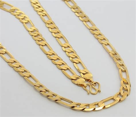 24K Gold Plated Chain Necklace for Men | Gold necklace for men, Gold chains for men, 24k gold chain