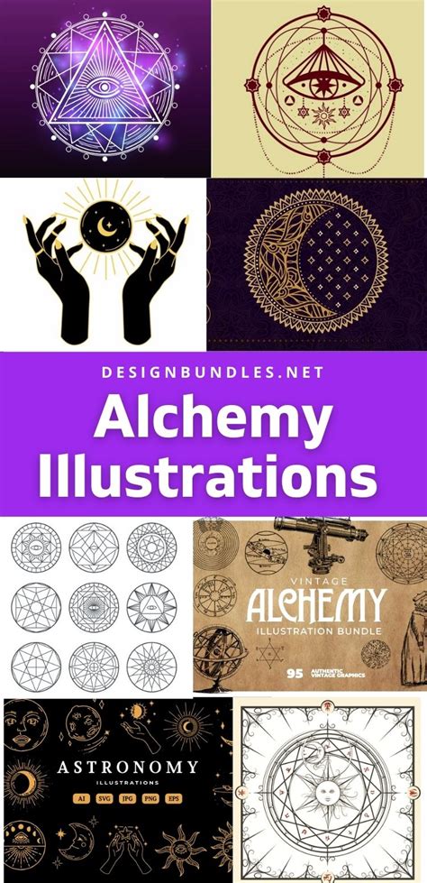 Alchemy Illustrations | Design Bundles