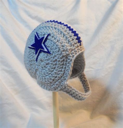 Dallas Cowboys Football Crochet Baby Helmet Hat with by CDBSTUDIO, $19. ...