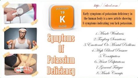 8 Early Symptoms Of Potassium Deficiency In The Human Body