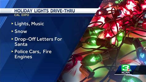 Holiday lights at Cal Expo: What to know about the free, drive-thru event on Friday