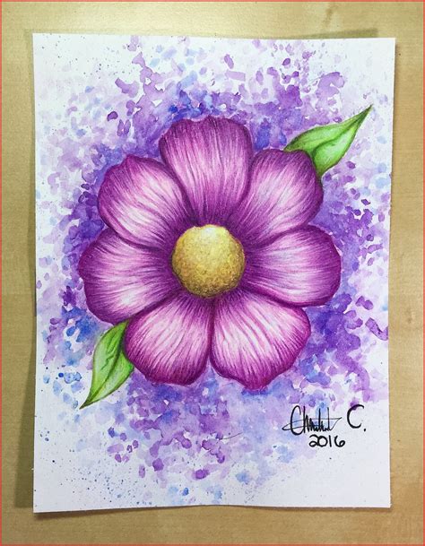 Flower Drawing Watercolor Easy | Best Flower Site