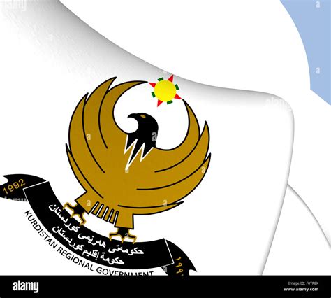 Kurdistan Regional Government Emblem. Close Up Stock Photo - Alamy