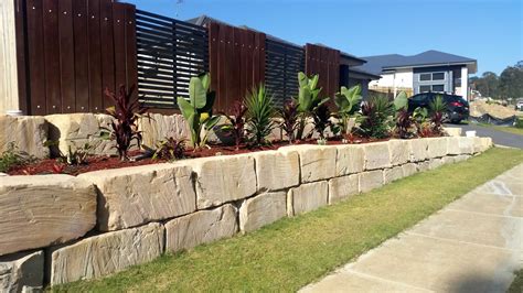 B Grade Sandstone Walls - Rock Retaining Wall Builder Gold Coast and ...