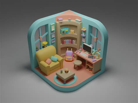 3D modeling and render on Blender :: Behance