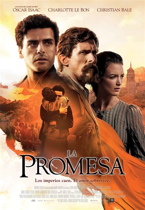 'La promesa': Póster español del drama épico con Oscar Isaac, Christian Bale y Charlotte Le Bon ...