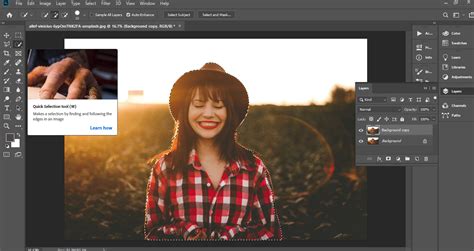 Quick Selection tool in Photoshop - Lightroom Photoshop Tutorials