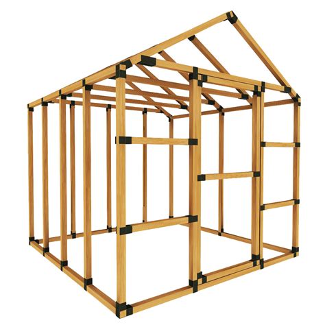 E-Z Frames 8' W x 8' D DIY Storage Shed Kit & Reviews | Wayfair