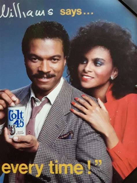 Vintage Colt 45 Malt Billy Dee Williams Working Lighted Beer Sign Lando ...