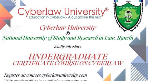 Undergraduate Certificate Course On Cyberlaw – Cyberlaw University