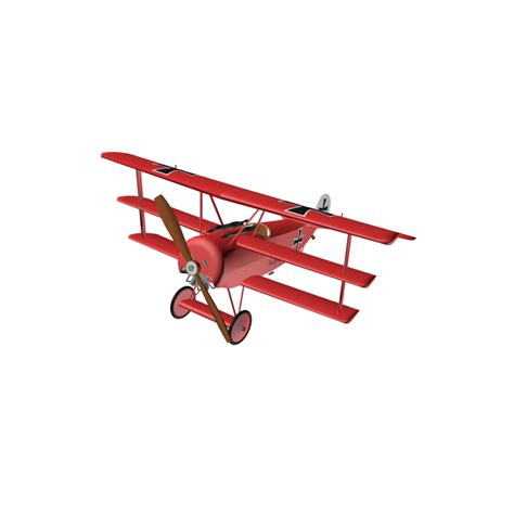 Fokker DR.I "Red Baron" - Design and Decorate Your Room in 3D