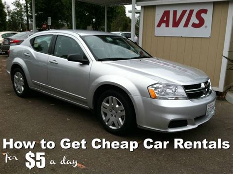 How to Get Cheap Car Rentals for $5 a day