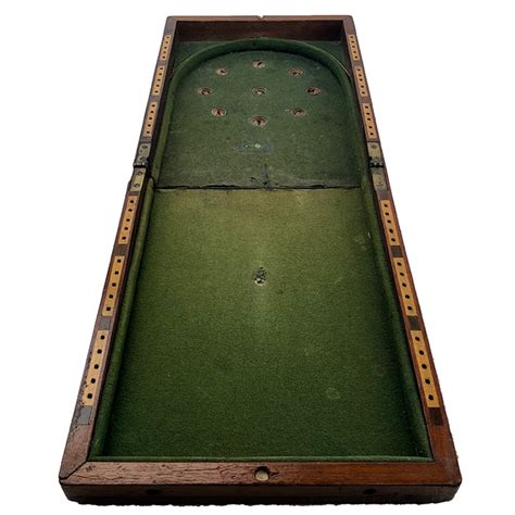 Antique Victorian Mahogany Folding Bagatelle Game Board | Avonlea ...