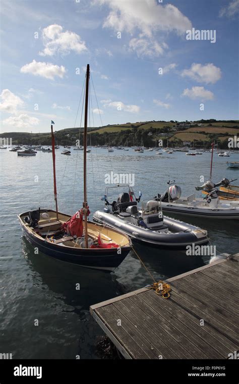 the sailing centre of salcombe on the south devon coast Stock Photo - Alamy