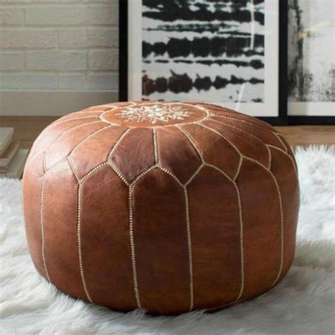 Moroccan Pouf Ottoman Footstool Poof Poufs Pouffe Pouffe23 - Etsy