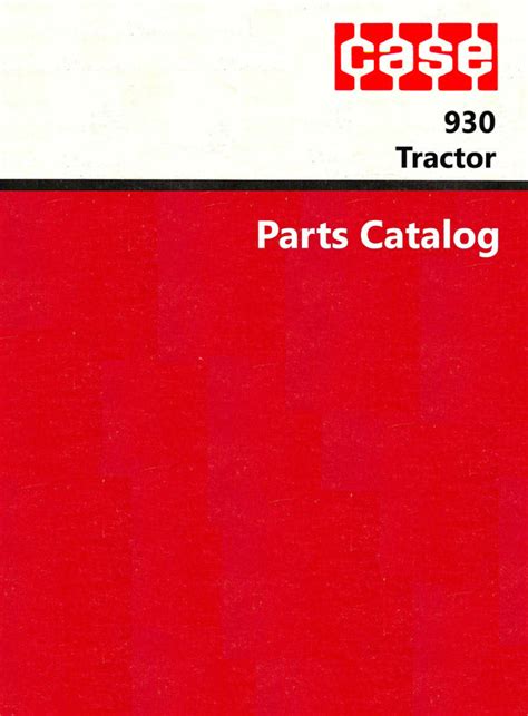 Case 930 Tractor - Parts Catalog | Farm Manuals Fast