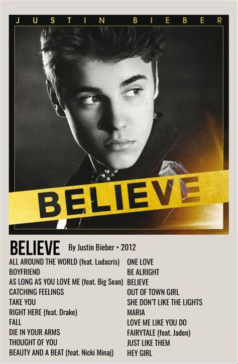 believe | Justin bieber posters, Justin bieber album cover, Justin bieber movie