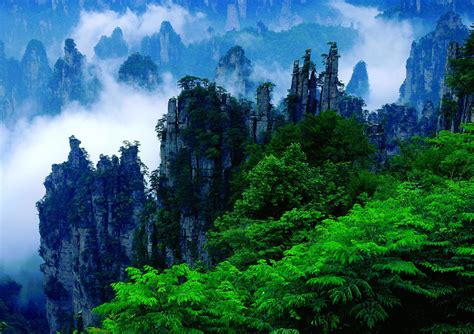 Tianzi Mountain Yubi Peak Photos, Images of Tianzi Mountain Zhangjiajie ...