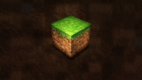 Minecraft Grass Block Minecraft Cube Hd Wallpaper Wallpaper Flare ...