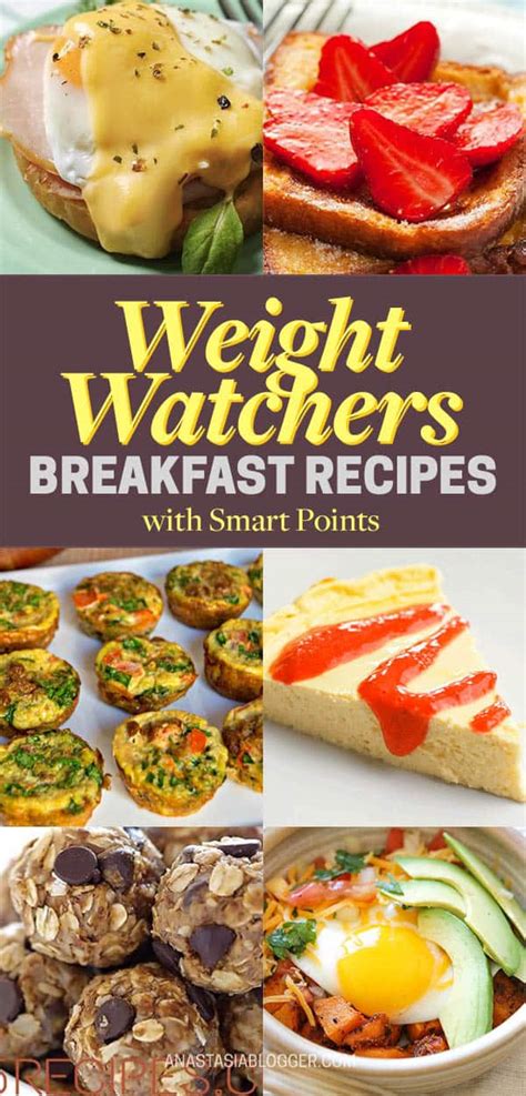 Weight Watchers Breakfast Recipes with SmartPoints On the Go