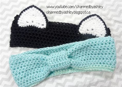 Cat ears Crochet Free pattern and tutorial - Charmed By Ashley