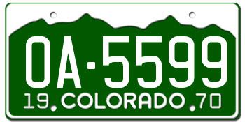 Colorado License Plate Vector at GetDrawings | Free download