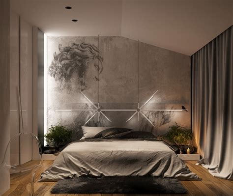 artistic bedroom lighting theme | Interior Design Ideas