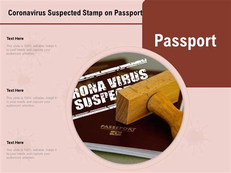 COVID 19 Pandemic Disease Coronavirus Suspected Stamp On Passport Elements PDF