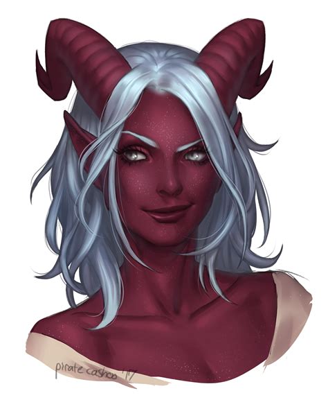 tiefling wizard | Tumblr | Character portraits, Dungeons and dragons ...