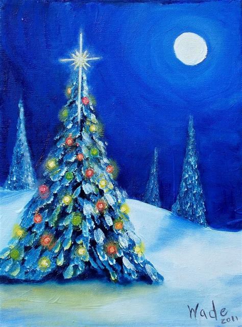 Oh Christmas Tree by Craig Wade | Christmas tree canvas, Christmas tree painting, Christmas ...