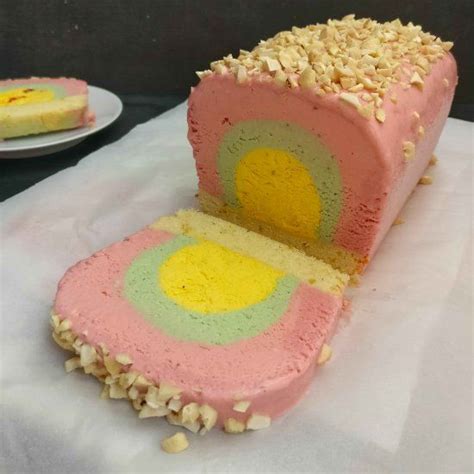 Cassata or Neapolitan Ice Cream with natural flavors and yes it is homemade made with simple ...