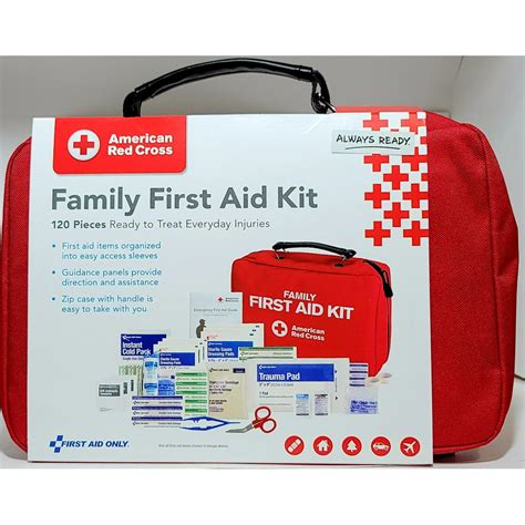 American Red Cross Family First Aid Kit,120 Pieces. - Walmart.com - Walmart.com